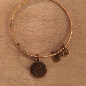 Alex and Ani letter “E” bracelet